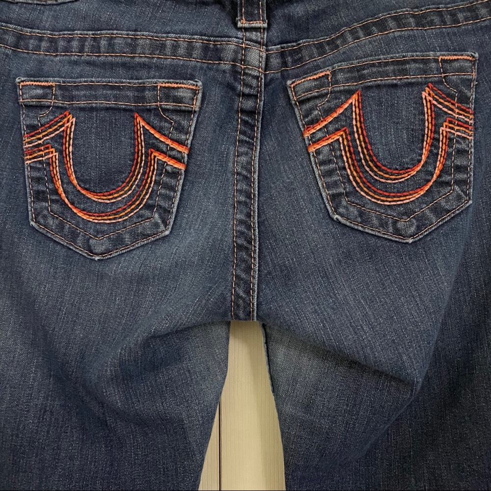 True Religion Dark Wash Stretch Denim Jeans